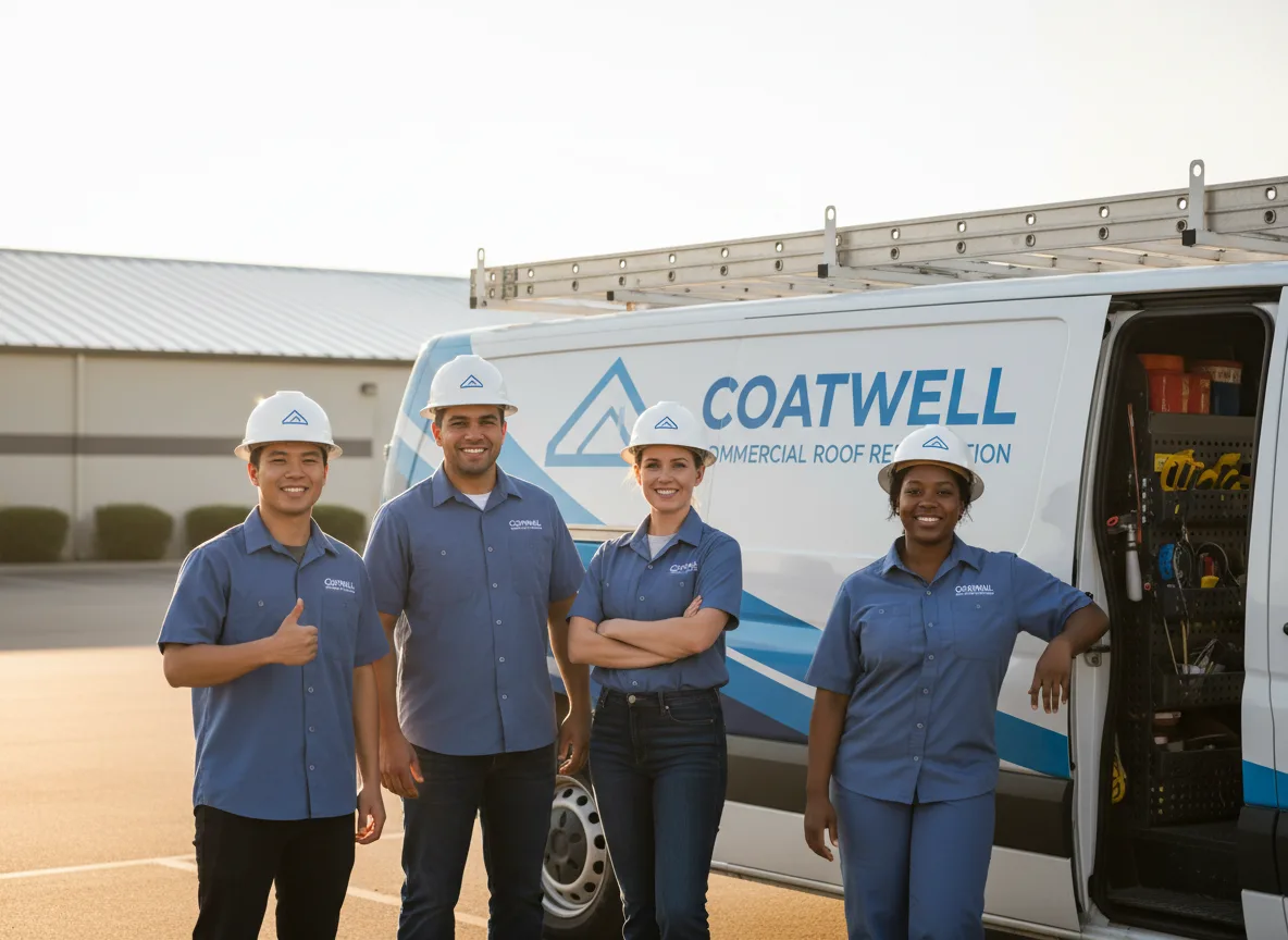 Commercial roof coating company in Mound, MN